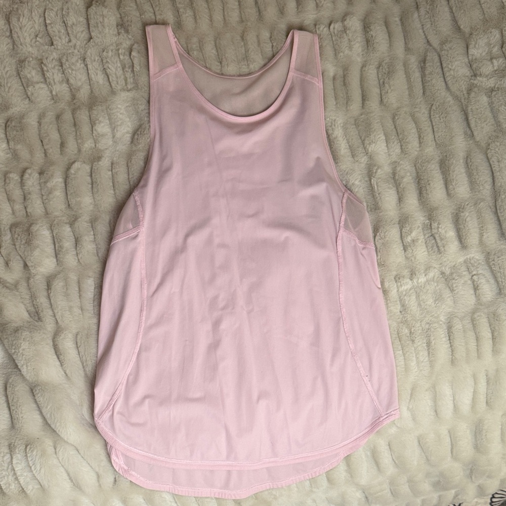 Lululemon Athletica Soft Pink Tank Top